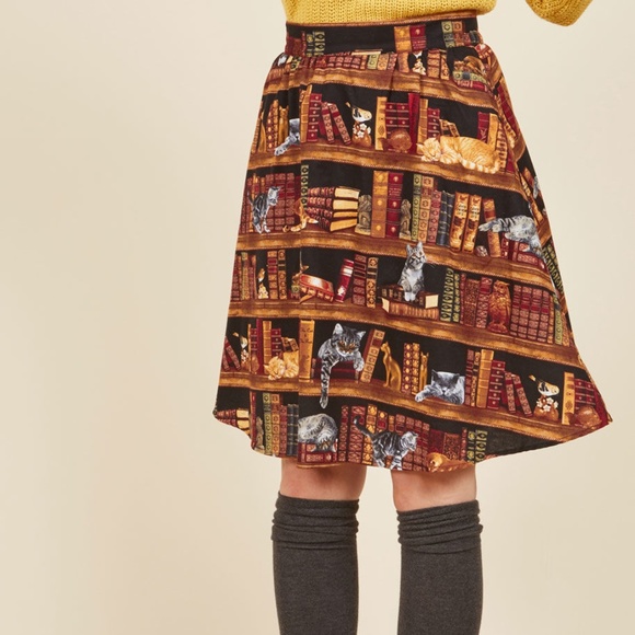 modcloth cat skirt
